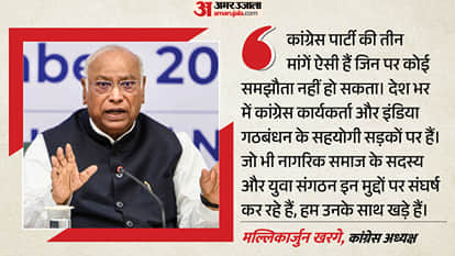 मल्लिकार्जुन खरगे, अध्यक्ष, कांग्रेस