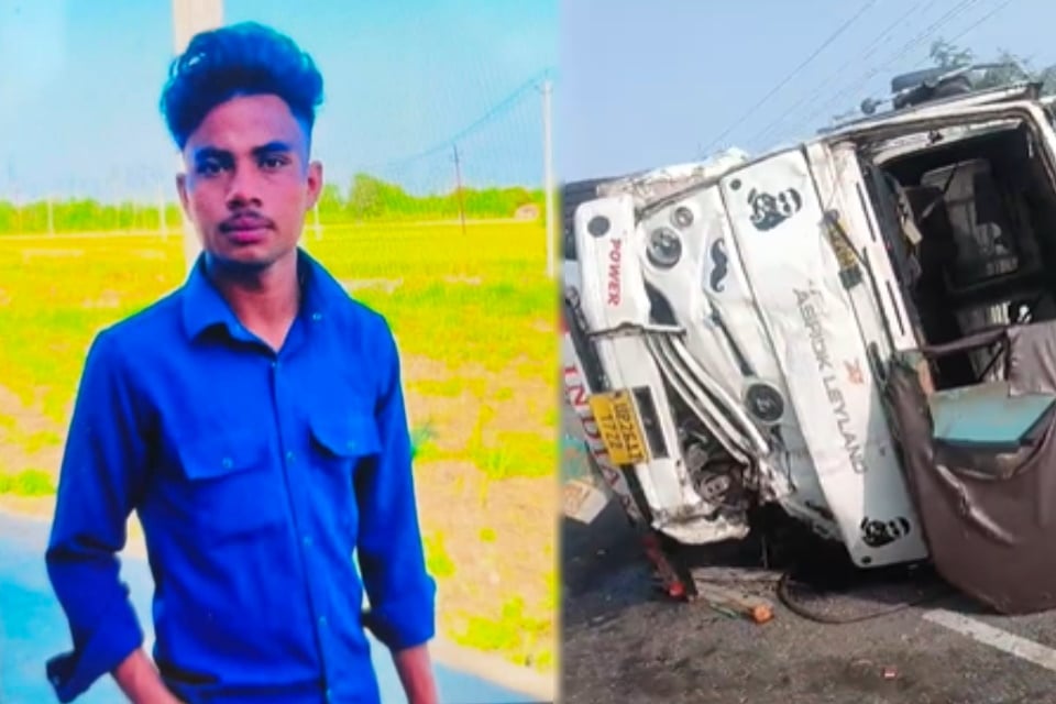 शामली में हादसा: ट्रक की टक्कर से ट्रैक्टर चालक की मौत, एक घायल; दोनों वाहन पलटे