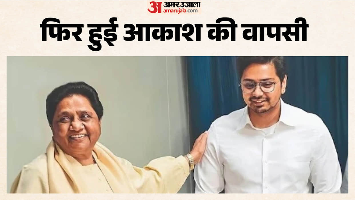 UP: Mayawati assigns responsibility to Akash Anand in the Bahujan Samaj Party again, appoints him National Coo