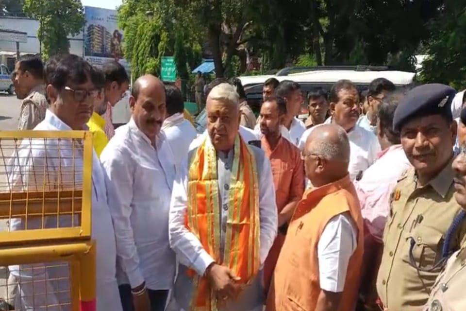 MLC Election: BJP's Dinesh Goyal Files Nomination, Shrichand Sharma to File Papers