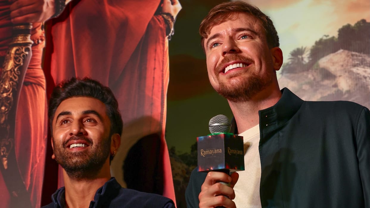 Mr Beast shares Photos with Ranbir Kapoor Hardik Pandya says Had amazing trip to India