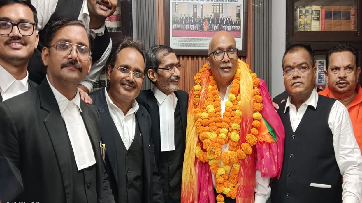 Radhakant has served as the President of the High Court Bar Association twice; his brother was a cabinet minis