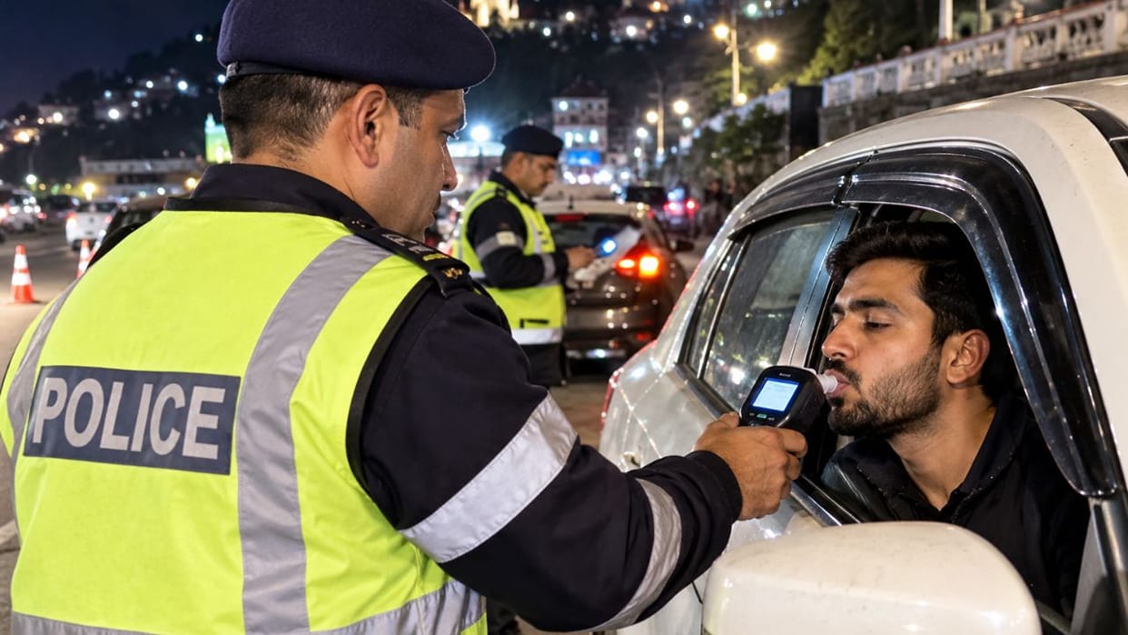 shimla drunk driving 60 percent challans city 2125 cases nine months