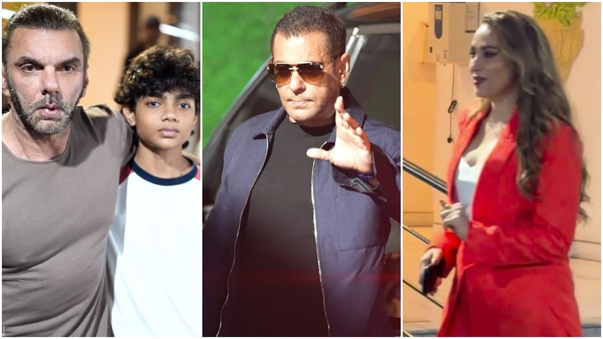 Salman Khan And Khan Family Joins Niece Sipaara Khan First Birthday Celebration Celebrities Attend Grand Party
