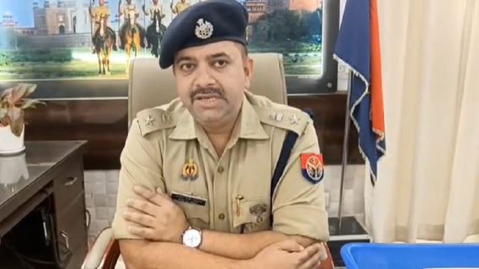 Agra Police Deploys Extensive Security for Shri Ram Barat 2026, Drone Surveillance on Route