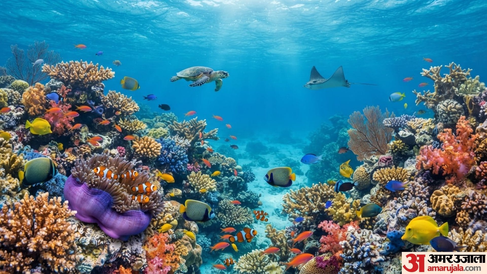Scientists Put Underwater Umbrellas Under Sea To Protects Corals During Extreme Heat