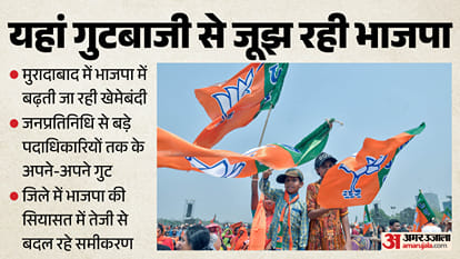 भाजपा में बढ़ती जा रही गुटबाजी