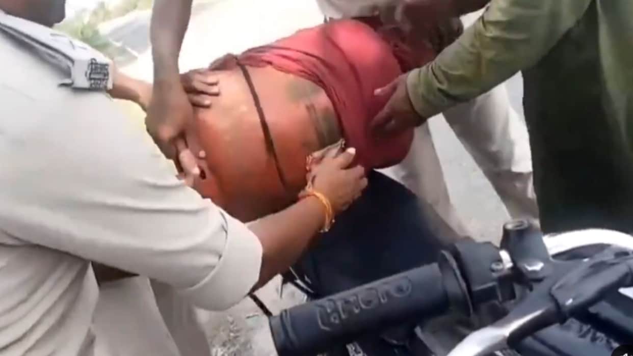 Viral Video bihar gopalganj gas cylinder liquor smuggling busted