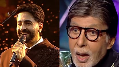 Sara Ali Khan ayushmann khurrana at amitabh bachchan show Kaun Banega Crorepati 18 for Udta Teer promotion