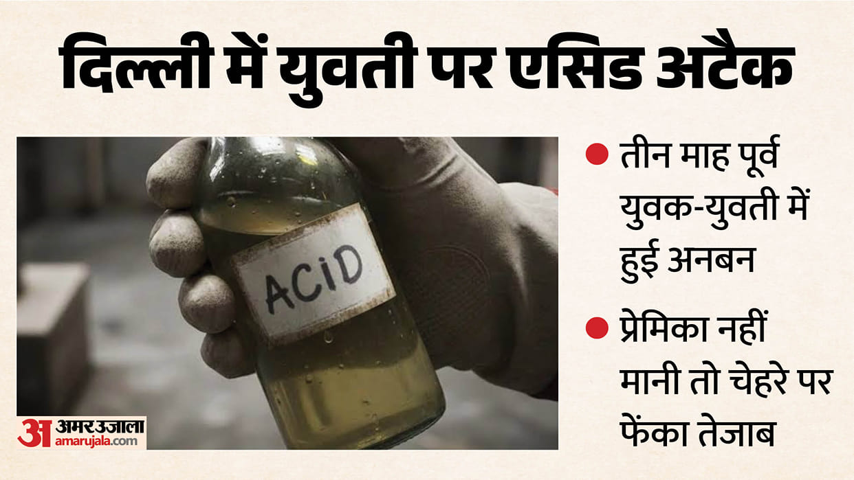 Young woman had acid thrown on her after distancing herself from her ex boyfriend