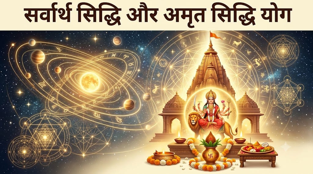 Shardiya Navratri 2026 Mahasanyog After 58 Years  Gajakesari-Shasha Raj Yog Creates a Rare shubh yoga
