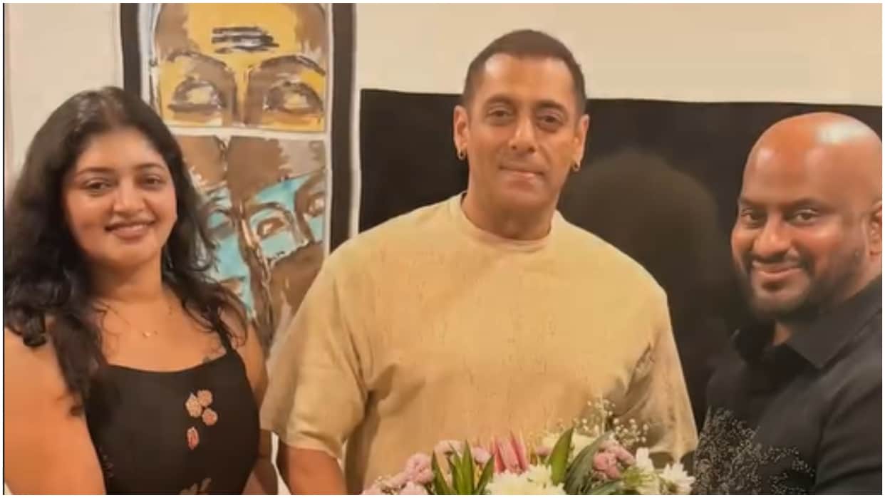 Salman Khan hosts bhartiya Janata Party youth leader for dinner he praised for nice welcom