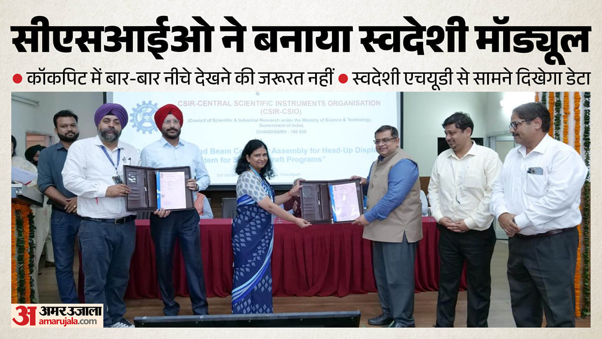 Chandigarh CSIO indigenous feat HUD module developed for fighter jets pilots