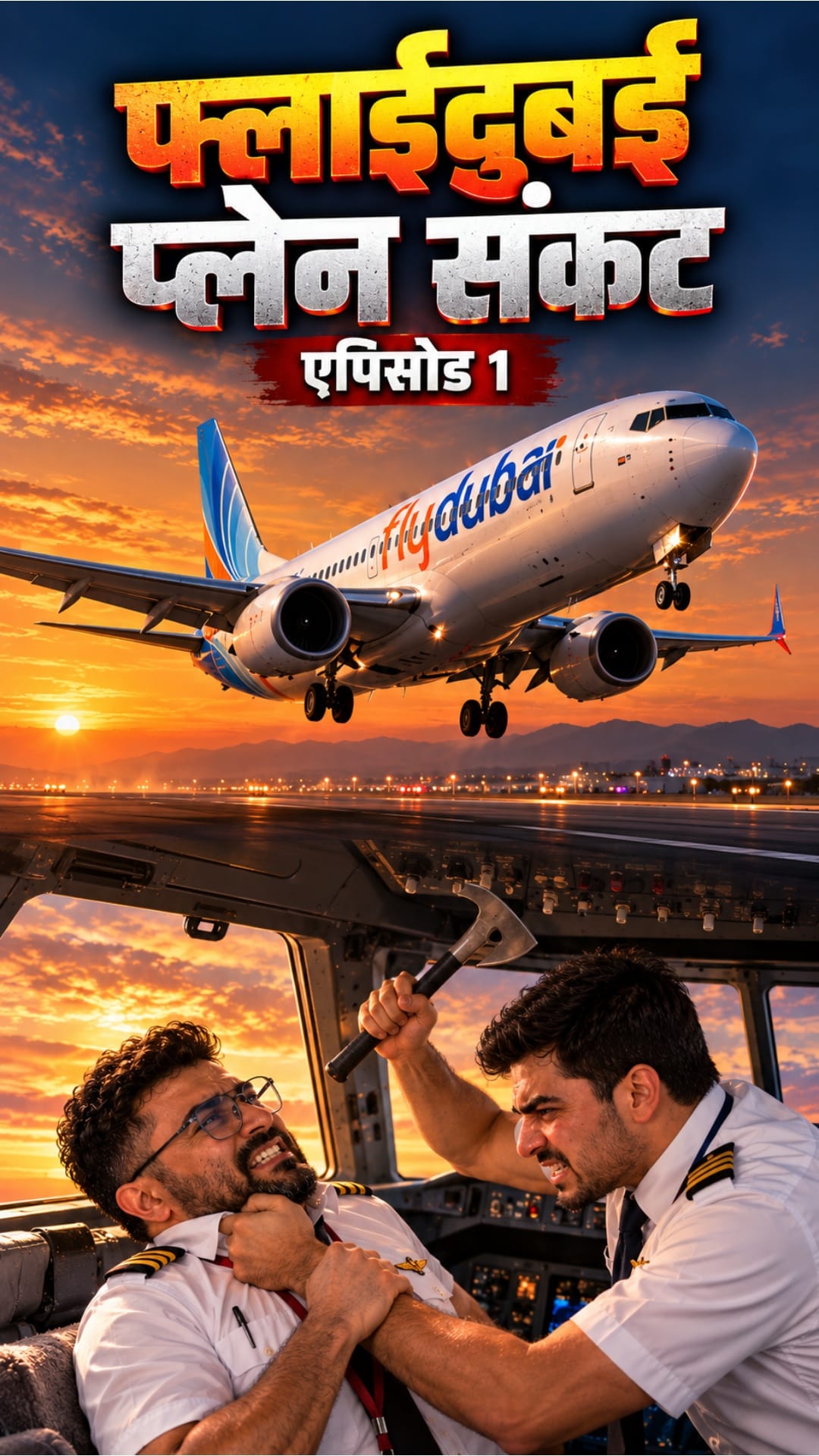 फ्लाईदुबई प्लेन संकट