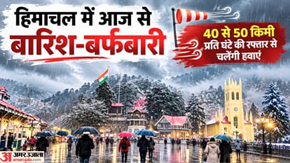 हिमाचल में बारिश-बर्फबारी का दाैर शुरू।