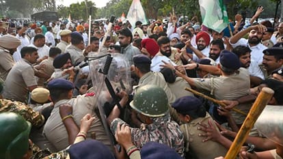 Youth Congress workers clash with police in Chandigarh