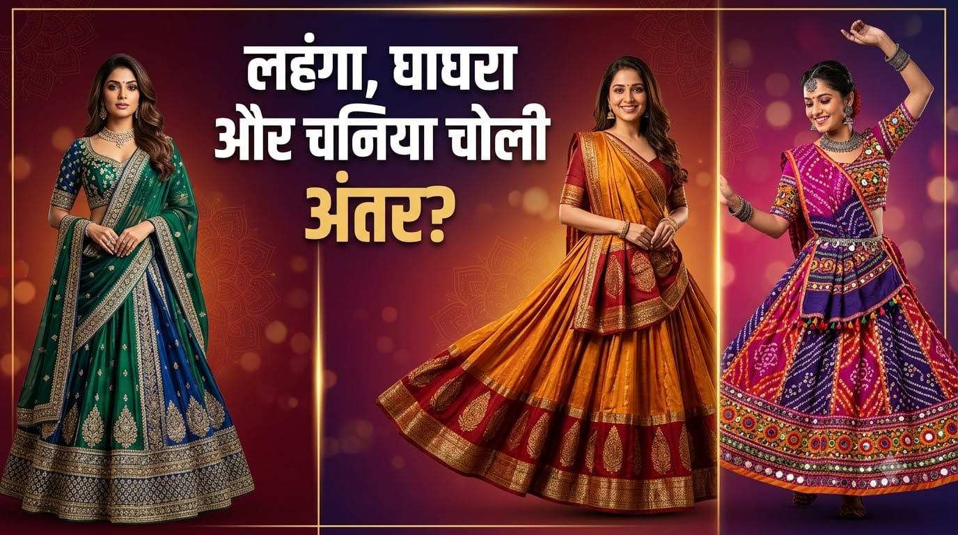 Navratri Fashion Lehenga, Ghagra or Chaniya Choli? Know the Difference Before Your Garba Night