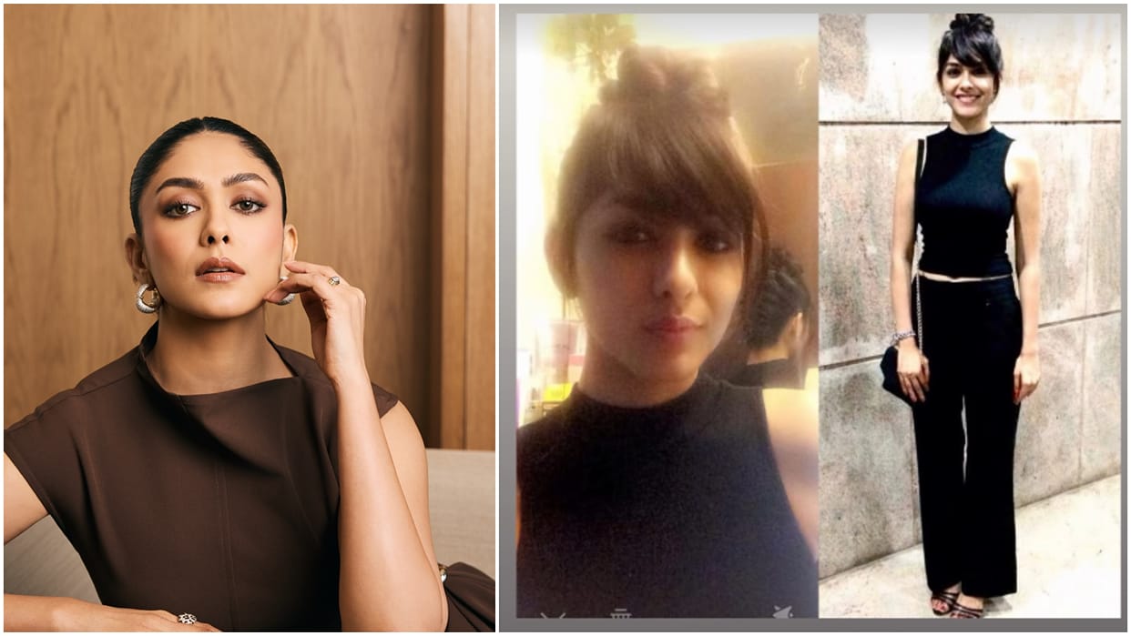 Mrunal Thakur shares her young age photos say thanks to not giving up post grab attention