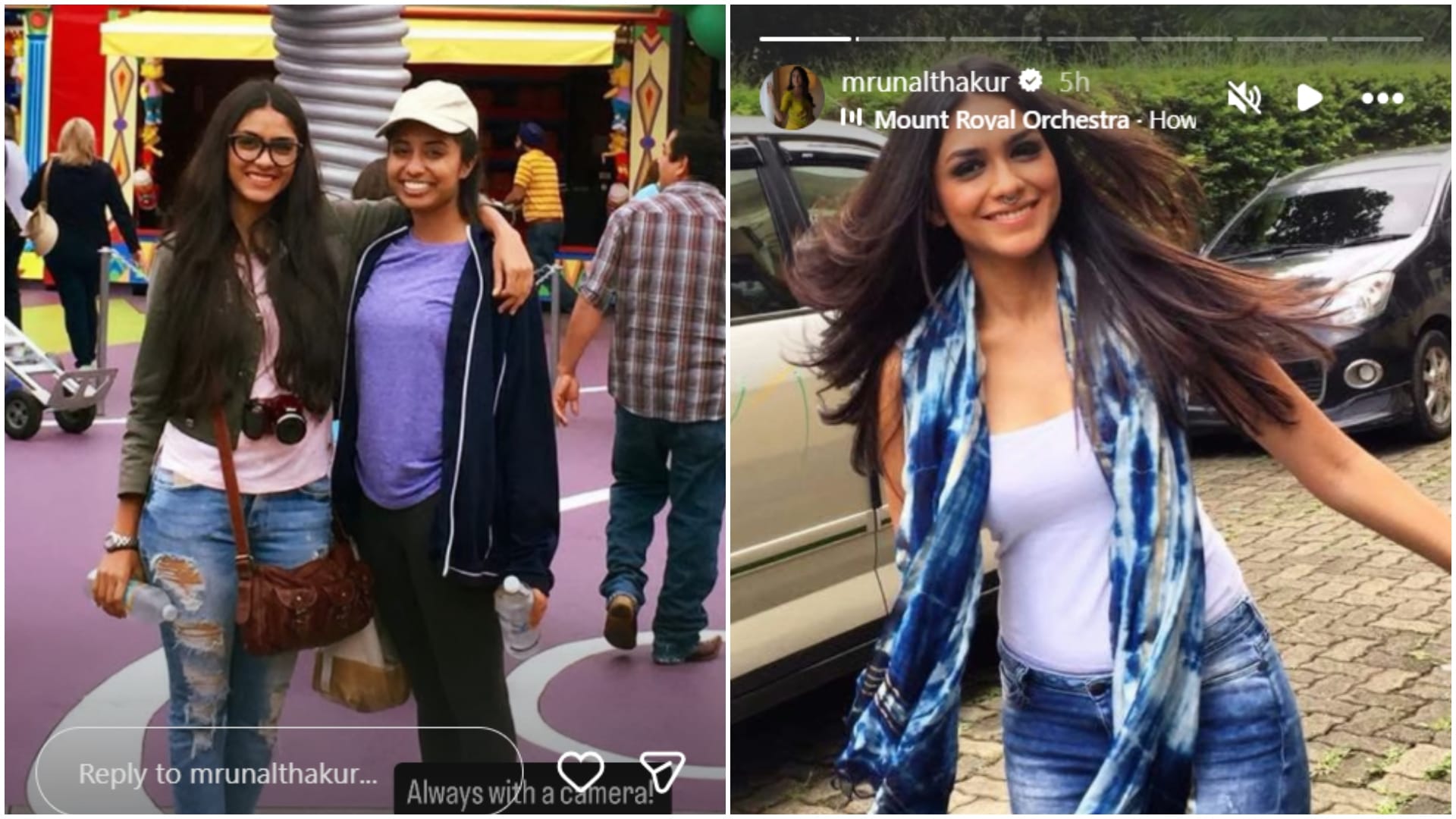 Mrunal Thakur shares her young age photos say thanks to not giving up post grab attention
