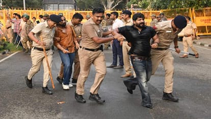 Youth Congress workers clash with police in Chandigarh