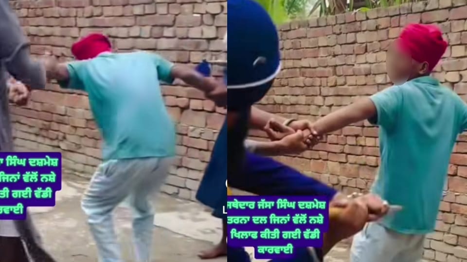 अमृतसर में निहंगों ने युवक को पीटा