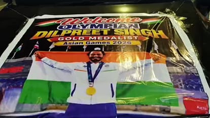 अमृतसर पहुंचे हाॅकी टीम के खिलाड़ियों का स्वागत