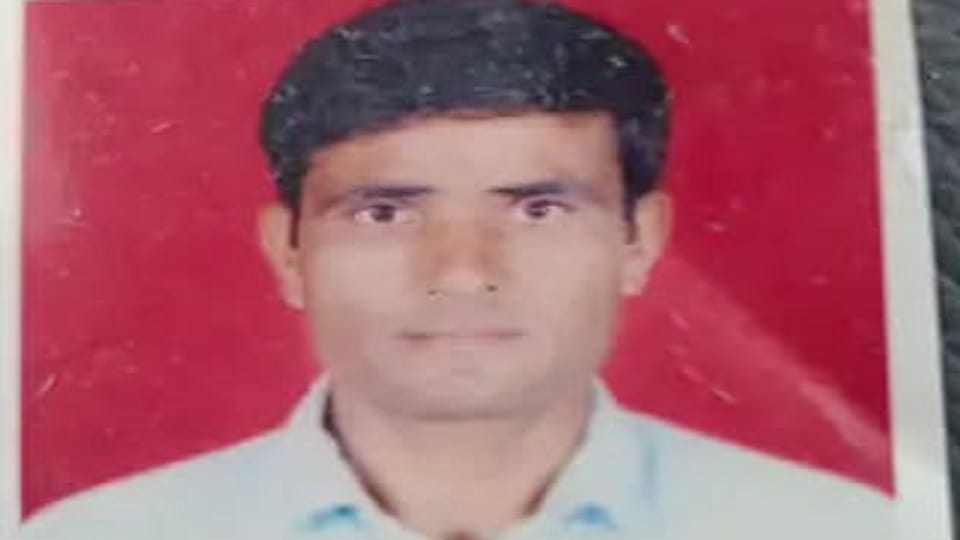 Munshi dies after being hit by a tractor-trolley loaded with paddy in rudrapur