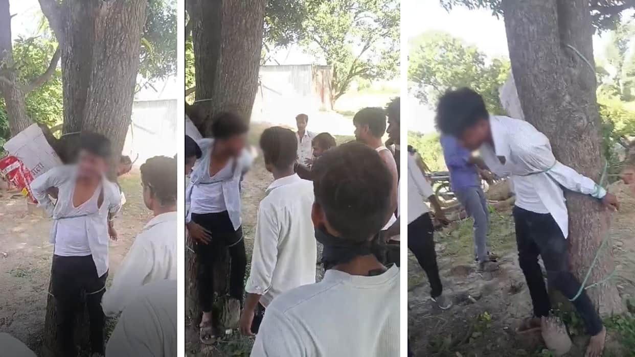 ratlam guest teacher molestation allegation tree tied assault case