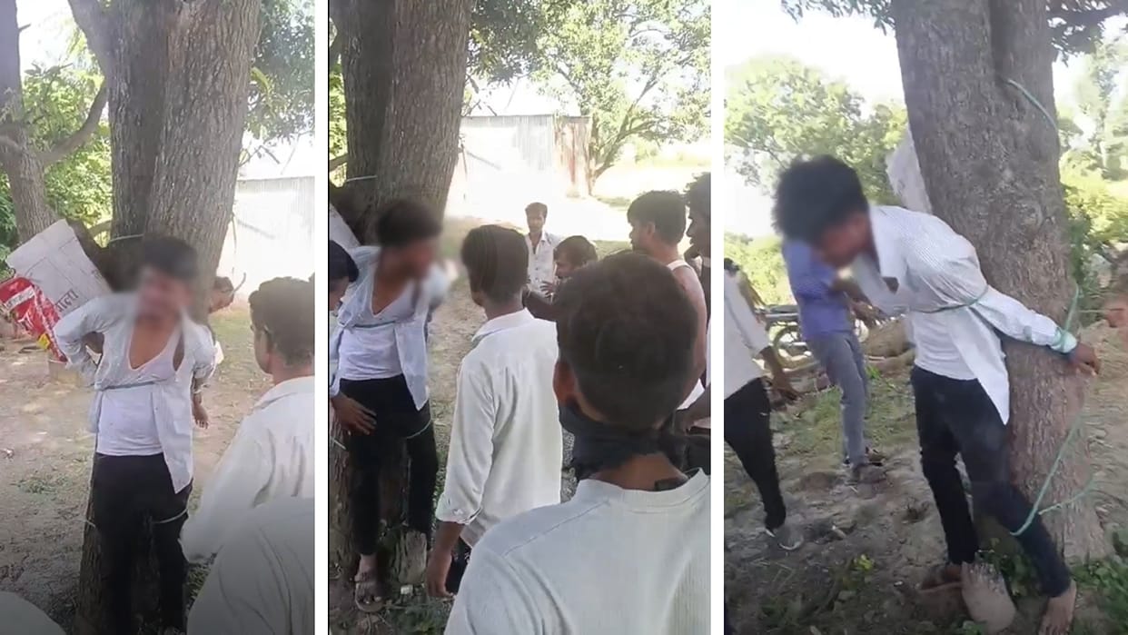 ratlam guest teacher molestation allegation tree tied assault case