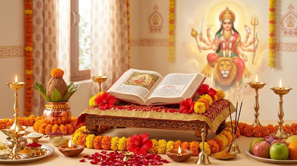 Shardiya Navratri 2026 Know Why Durga Saptashati Path mportance and Beliefs Behind Reciting in hindi