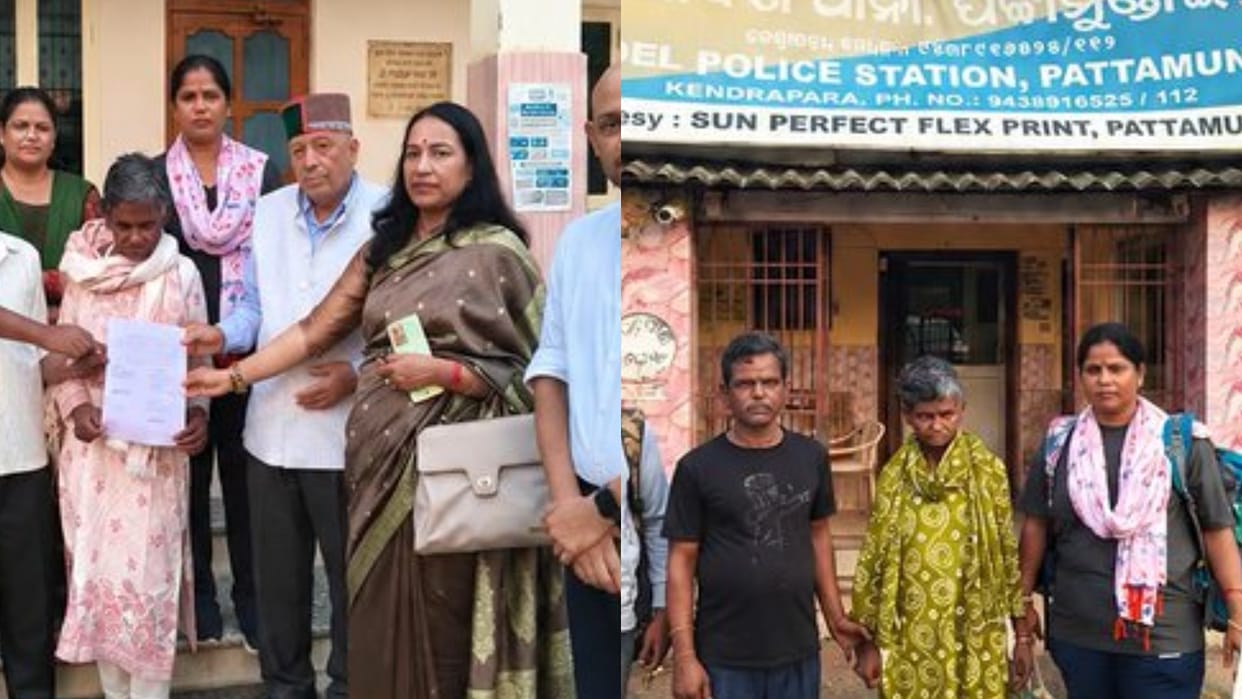 70 Year Old Woman Reunites With Family After 35 Years Identified Through Odia Tattoo