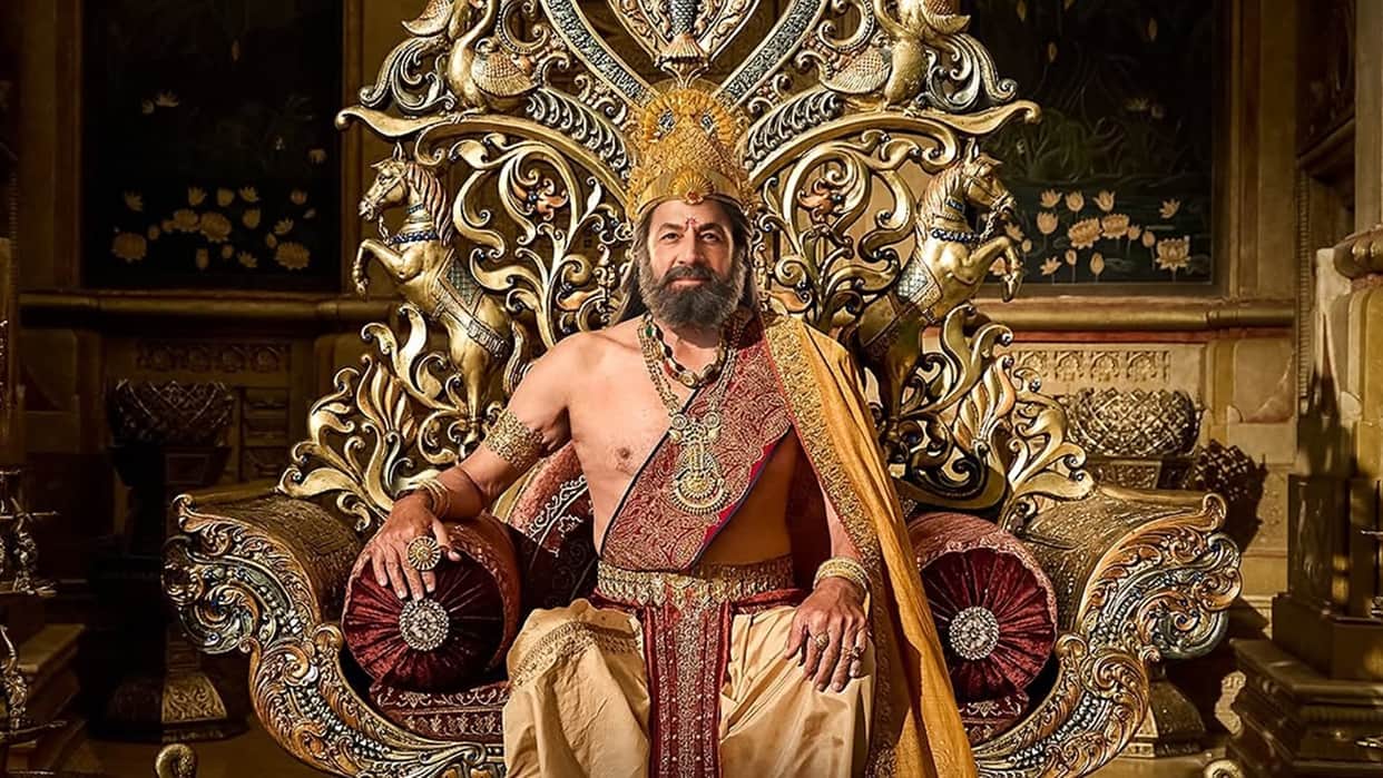 Ramayana film makers unveiled poster featuring Arun Govil as King Dashrath