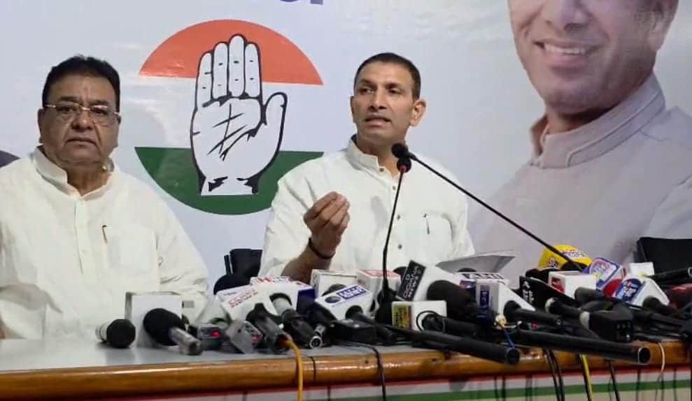PCC Chief attacks Youth Conclave: Raises issues of employment, recruitment, and paper leaks; says even Patwari