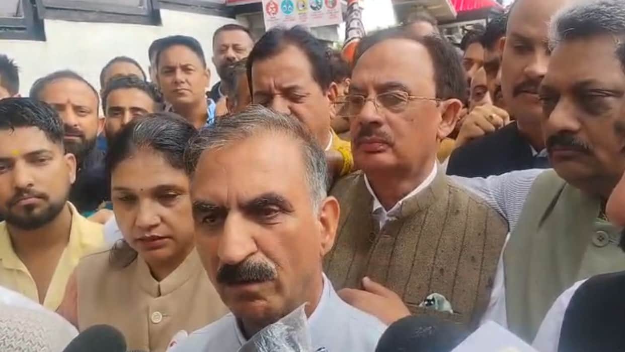 rahul priyanka detention shimla congress protest cm sukhu