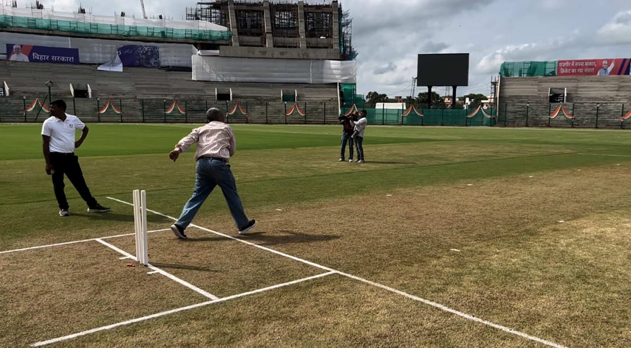 bihar-nalanda sports/rajgir-international-stadium-hosts-ranji-trophy-bihar-vs-up