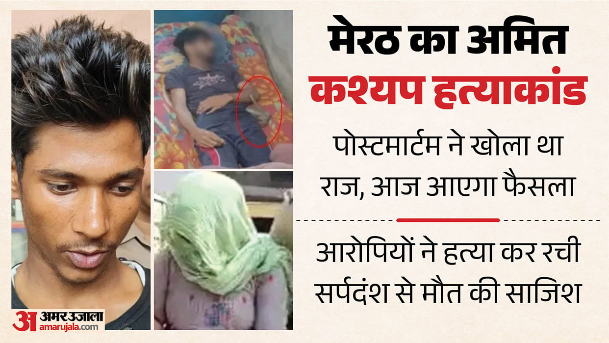 Meerut Snakebite Murder Case Post-mortem revealed truth verdict in Amit Kashyap murder case today