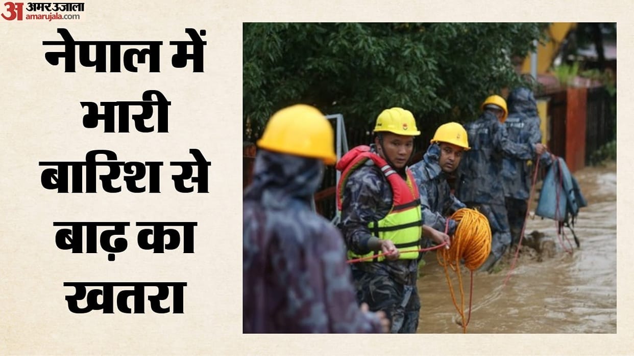 Nepal floods looms after heavy rain; warnings issued regarding rising water levels in several rivers.