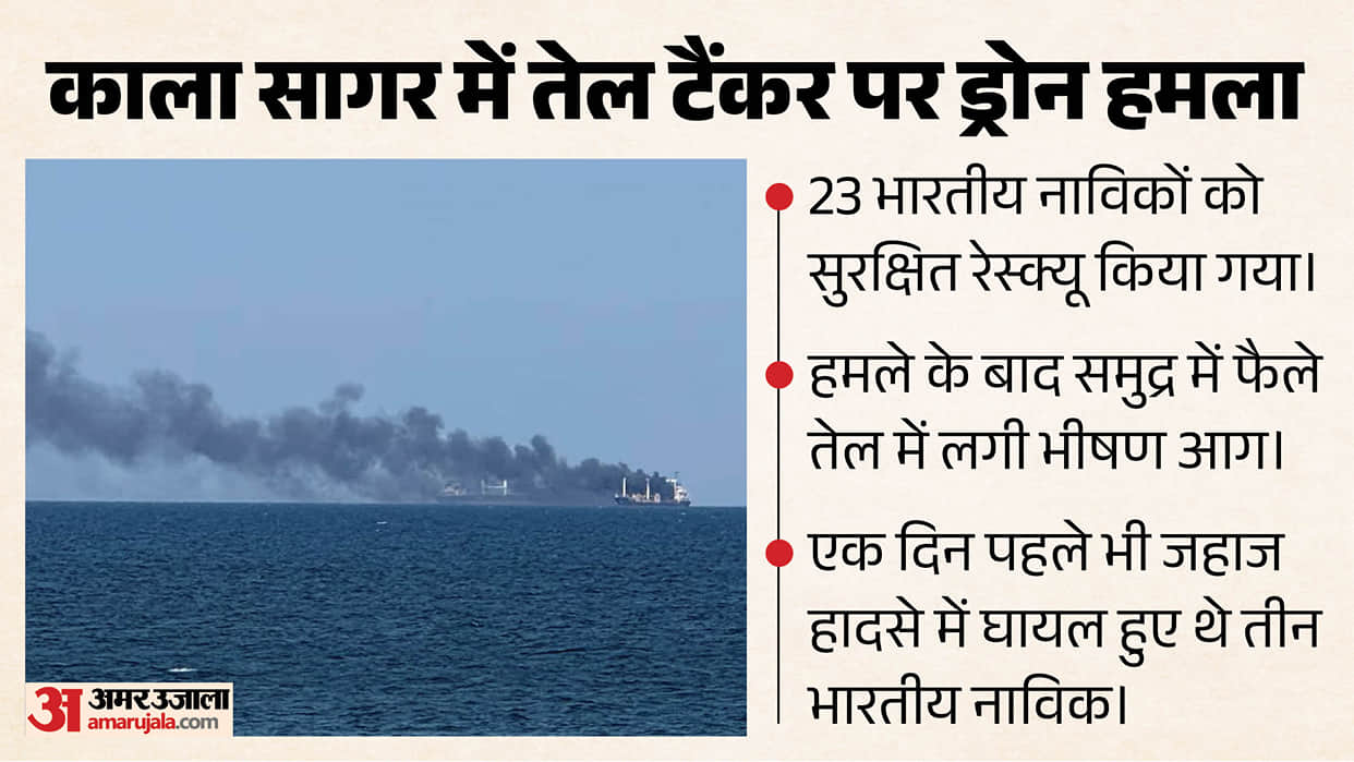 Russia Ukraine War indian seafarers safe black sea tanker Naval Drone attack