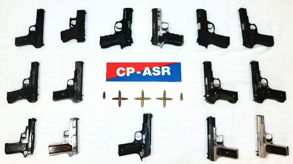 Amritsar Police nab eight smugglers three illegal arms supply networks illegal pistols cartridges seized
