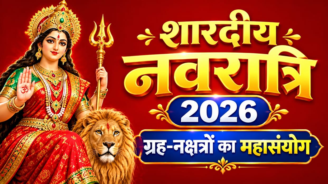 Shardiya Navratri 2026 Gajkesari Yoga these zodiac will shine and get benefits