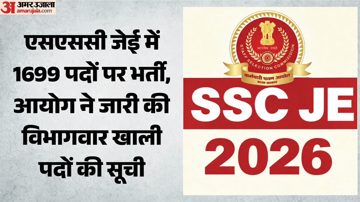 SSC JE 2026: Preparations underway for recruitment to 1,699 posts; Commission releases department-wise vacancy