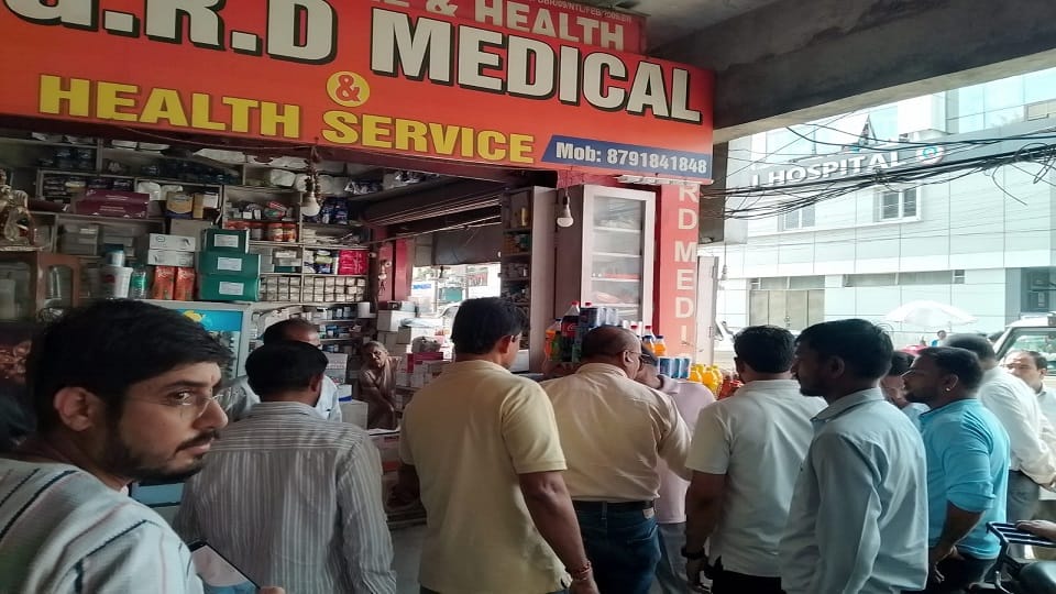 Raid on medicine shop in Haldwani
