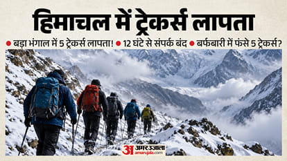 हिमाचल में ट्रेकर्स लापता।