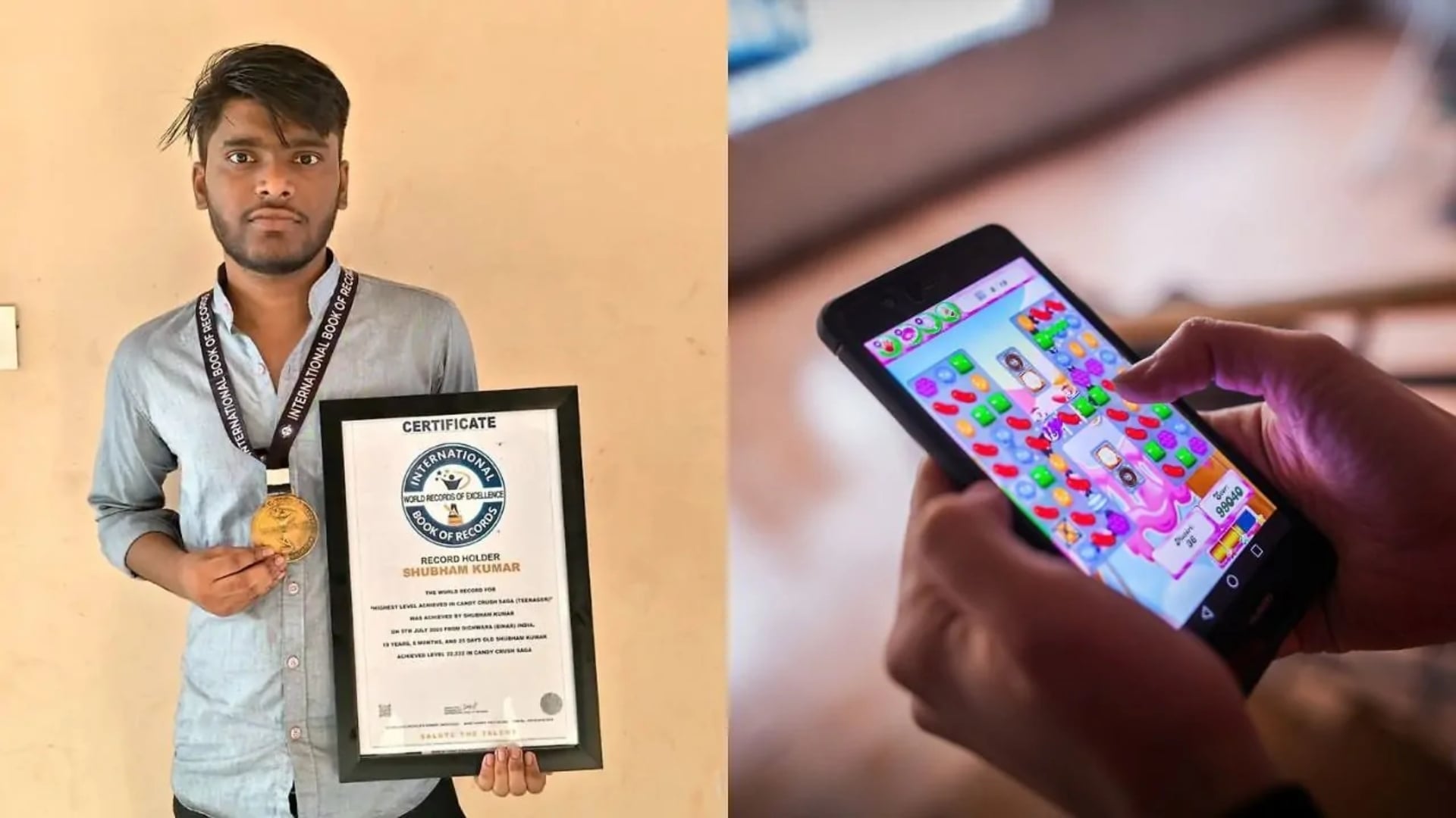 Bihar Teen Reaches Candy Crush Level 22,222 Enters International Book of Records