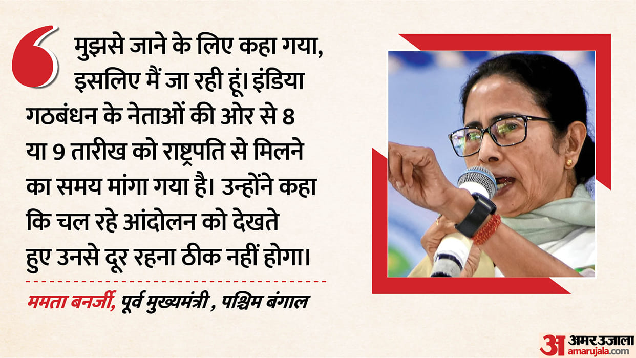 What else did Mamata say amidst the Opposition's stance against the CEC? Leaves for Delhi.