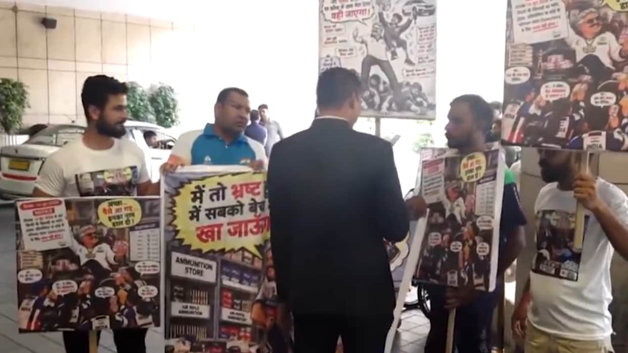 Selection row erupts as omitted para-shooters protest at Asian Para Games send-off ceremony know details