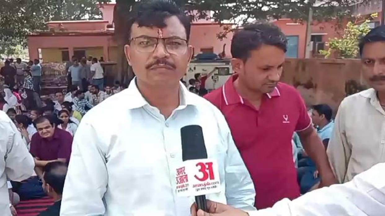 NHM health workers begin indefinite strike health services affected in Budaun