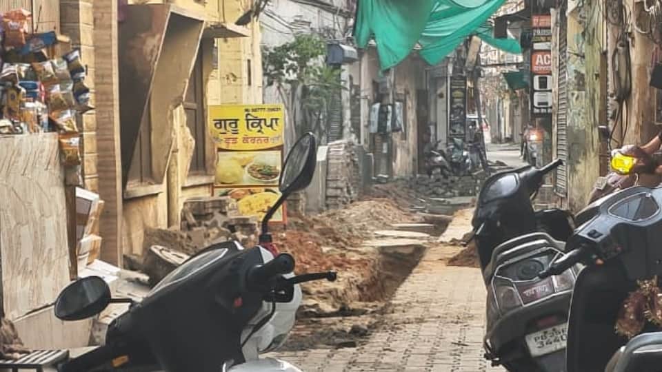 Corruption in Jagraon Council Tender issued for one road but another was dug up