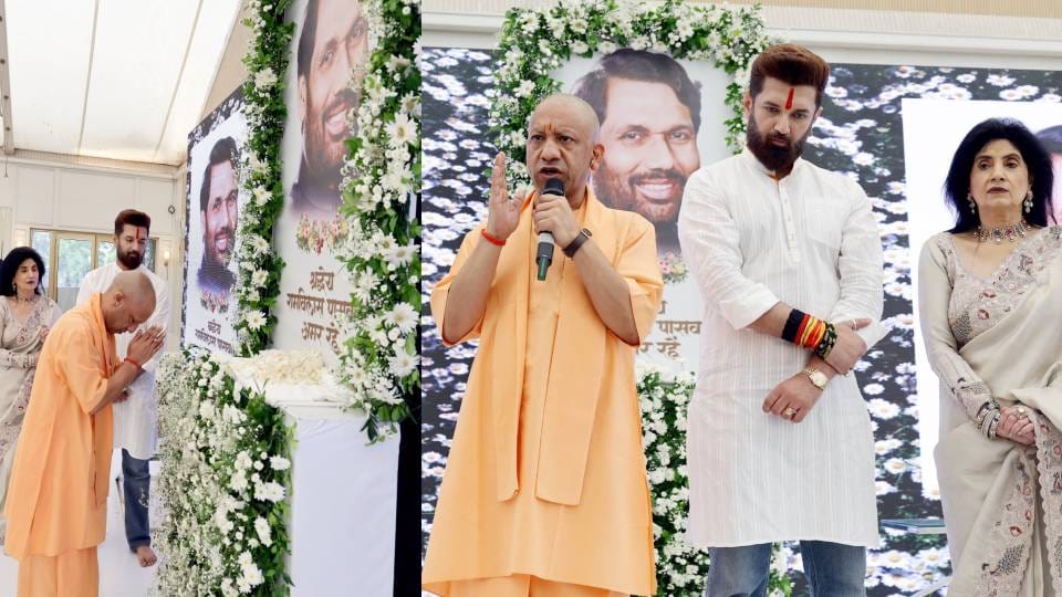 CM Yogi said Ram Vilas Paswan was powerful voice for Dalits and  downtrodden