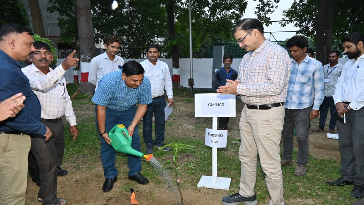 North Central Railway plants 1.11 crore saplings; moves towards the target of two crore.